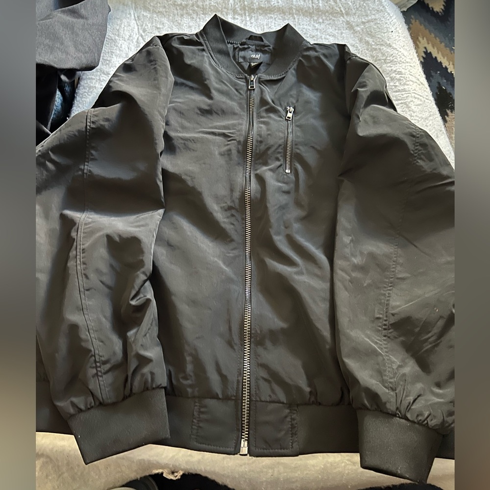 Mens H&M black jacket size medium